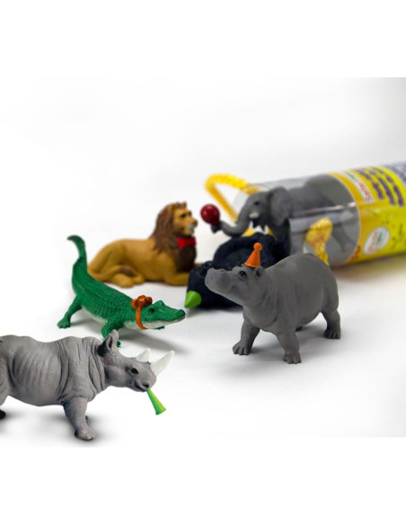 Conjunto de 6 Figuras de Animales de Fiesta Safari Ltd. Conjunto de 6 Figuras de Animales de Fiesta Safari Ltd.