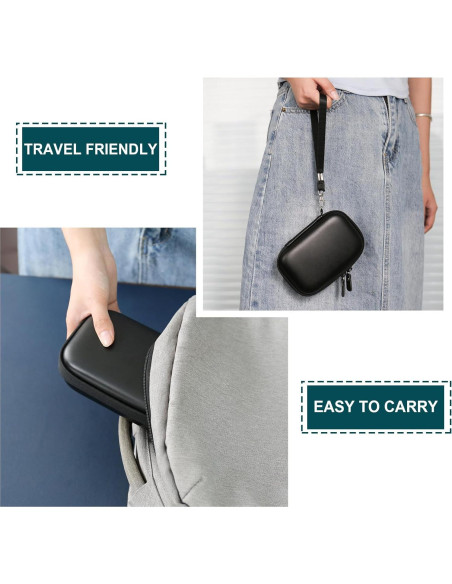 Funda de viaje dura Kodak Printomatic - Negro, semi impermeable Funda de viaje dura Kodak Printomatic - Negro, semi impermeable