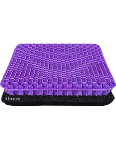 Cojín de Gel Abroca Grande 42x37cm para Alivio Espalda y Cadera