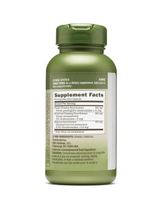 Suplemento Herbal GNC Triple Ginseng 100 Porciones 81g 2