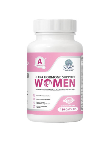 Suplemento Hormonal Natural NWC Naturals A - 180 Cápsulas
