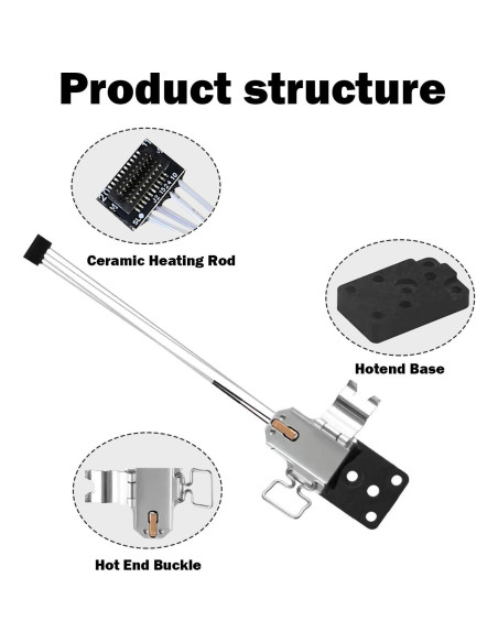 Kit de Ensamblaje de Calefacción HzdaDeve para A1 Mini/A1 Kit de Ensamblaje de Calefacción HzdaDeve para A1 Mini/A1
