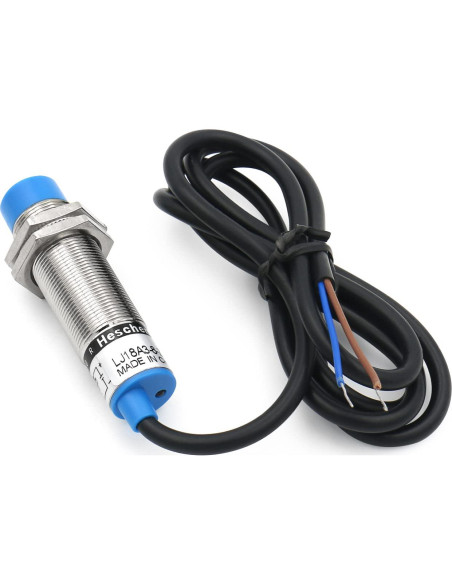 Sensor de Proximidad Inductivo Heschen M18 8mm NO 90-250VAC Sensor de Proximidad Inductivo Heschen M18 8mm NO 90-250VAC