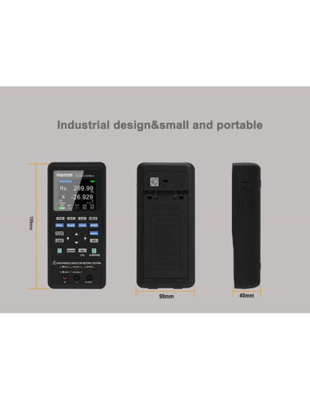 Medidor LCR Hantek 1832C-7 Portátil con Pantalla LCD 2.8" Medidor LCR Hantek 1832C-7 Portátil con Pantalla LCD 2.8"