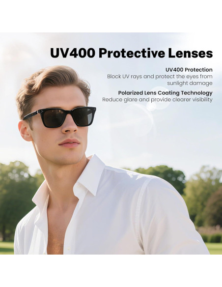 Gafas Inteligentes Hastraith Bluetooth 5.3 Unisex con Altavoz Gafas Inteligentes Hastraith Bluetooth 5.3 Unisex con Altavoz