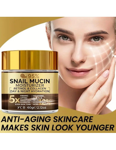 Crema Hidratante Antienvejecimiento Colágeno Retinol 60g