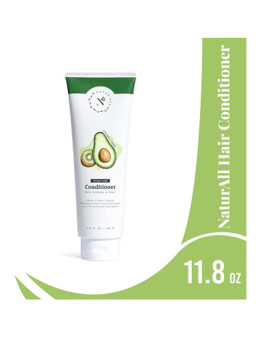 Acondicionador Hidratante NaturAll Aguacate y Kiwi 340 g - Sin Sulfatos