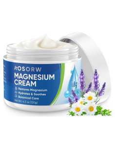 Crema Tópica de Magnesio AOSORW 120ml - Alivio Muscular y Relajación