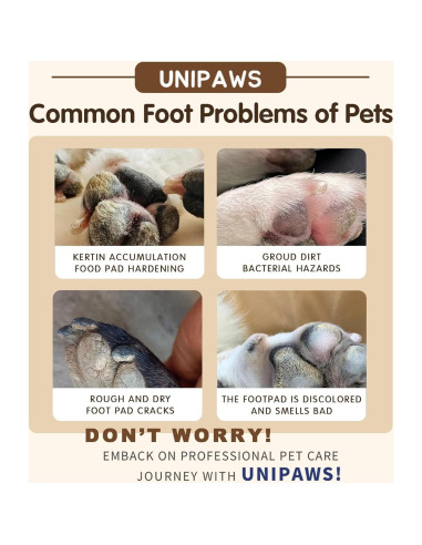 Crema Hidratante Probiotica Unipaws para Perros y Gatos 60g