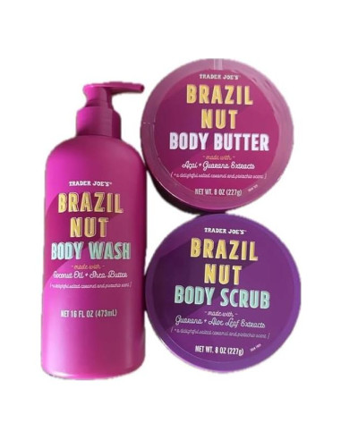 Set de Cuidado Corporal Trader Joe's - Mantequilla, Exfoliante y Jabón