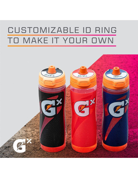 Botella Gatorade Gx 30 oz Blanco Mármol Reutilizable Botella Gatorade Gx 30 oz Blanco Mármol Reutilizable