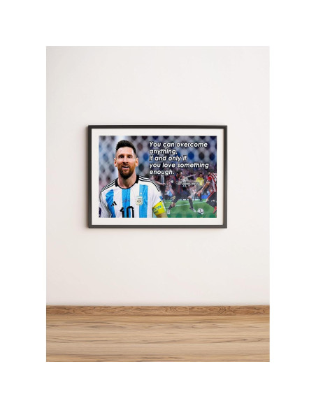 Póster Motivacional Lionel Messi 45.72x30.48 cm Alta Calidad Póster Motivacional Lionel Messi 45.72x30.48 cm Alta Calidad