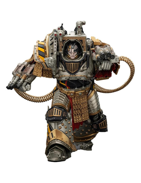 Figura de Acción JOYTOY Warhammer 40K Guerreros de Hierro Perturabo 28cm Figura de Acción JOYTOY Warhammer 40K Guerreros de Hierro Perturabo 28cm