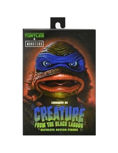 Figura de Acción NECA Tortugas Ninja Leonardo Criatura 18 cm