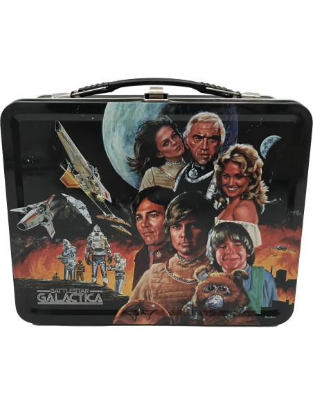 Tote de Lata Retro Fábrica Entretenimiento Battlestar Galactica Tote de Lata Retro Fábrica Entretenimiento Battlestar Galactica