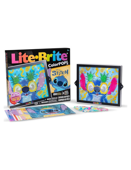 Lite-Brite Color Pop Stitch - Arte con Luz para Niños 6+ Lite-Brite Color Pop Stitch - Arte con Luz para Niños 6+