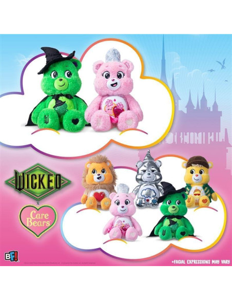 Peluche Care Bears x Wicked Tenderheart Bear León 22.86 cm Peluche Care Bears x Wicked Tenderheart Bear León 22.86 cm