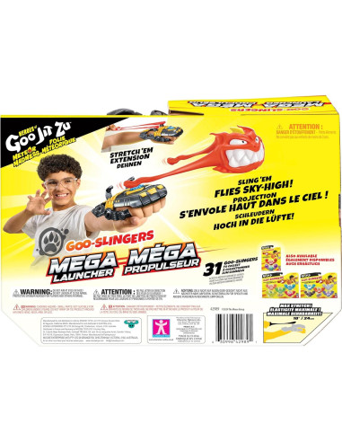 Mega Lanzador Heroes de Goo Jit Zu Meteor Madness con 3 Slingers