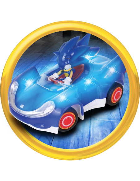 Auto RC Sonic Glow Racer NKOK 1:28 LED Listo para Correr Auto RC Sonic Glow Racer NKOK 1:28 LED Listo para Correr