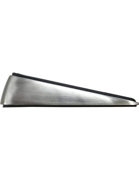 Cuña de puerta metálica Shepherd Hardware 3314 níquel satinado Cuña de puerta metálica Shepherd Hardware 3314 níquel satinado
