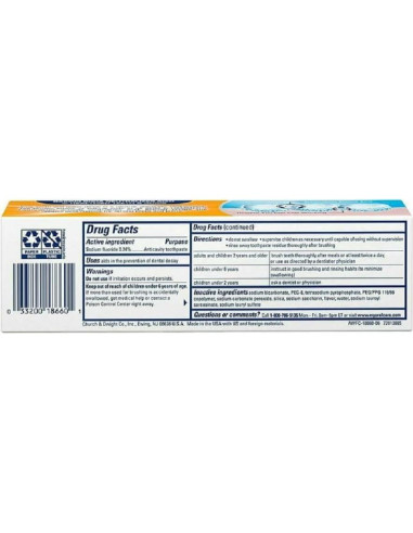 Pasta de Dientes ARM & HAMMER Advance White 121.9 g Blanqueante