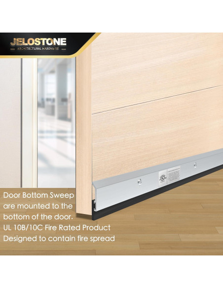 Barrera Inferior para Puerta Comercial JELOSTONE JS-N315 - 91.44 cm Barrera Inferior para Puerta Comercial JELOSTONE JS-N315 - 91.44 cm