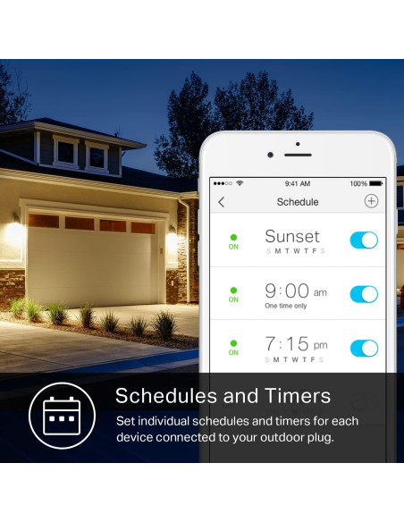 Enchufe Inteligente Kasa EP40 para Exterior 2 Tomas IP64 Enchufe Inteligente Kasa EP40 para Exterior 2 Tomas IP64