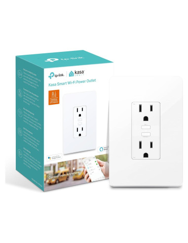 Enchufe Inteligente Kasa Smart KP200 Wi-Fi Control Remoto