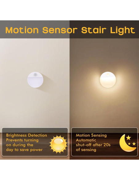 Paquete de 3 luces LED de sensor de movimiento Guankaidianzishangwu Paquete de 3 luces LED de sensor de movimiento Guankaidianzishangwu
