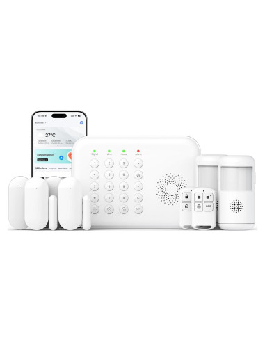Sistema de Alarma Inalámbrico PGST con Control Remoto y App