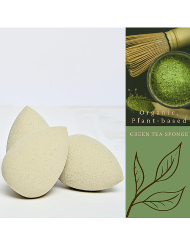 Esponja de Belleza Ecológica Bumfuzzle - 3 Unidades Beige