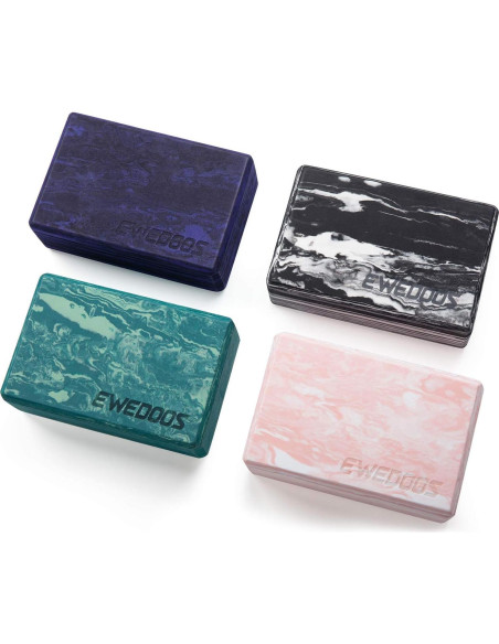 Bloques de Yoga Ewedoos 2 Piezas Antideslizantes Ecológicos Bloques de Yoga Ewedoos 2 Piezas Antideslizantes Ecológicos