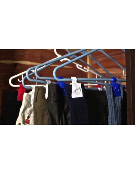 Clip para Calcetines RICHCO, 32 Clips Azules, Hecho en EE.UU. Clip para Calcetines RICHCO, 32 Clips Azules, Hecho en EE.UU.