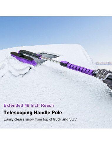 Cepillo de Nieve HEEYA 121.92 cm con Raspador de Hielo