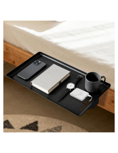 Estante Lateral para Cama Litera Forgyronis Negro 35.6x24.6 cm Estante Lateral para Cama Litera Forgyronis Negro 35.6x24.6 cm