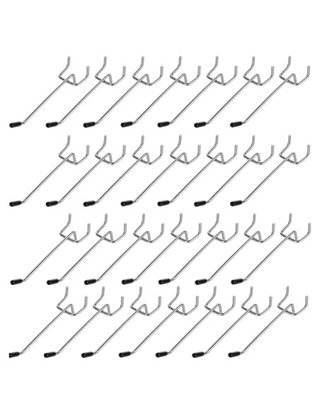 Ganchos para Tablero de Clavos SENENQU 10 cm 100 Piezas Metal Ganchos para Tablero de Clavos SENENQU 10 cm 100 Piezas Metal