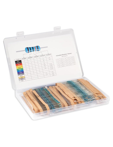 Kit de 1000 Resistores 1/4W LuminologyPro 25 Valores