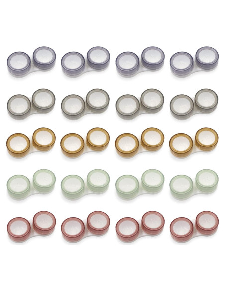 Estuches para Lentes de Contacto a Prueba de Fugas - 20 Piezas Estuches para Lentes de Contacto a Prueba de Fugas - 20 Piezas