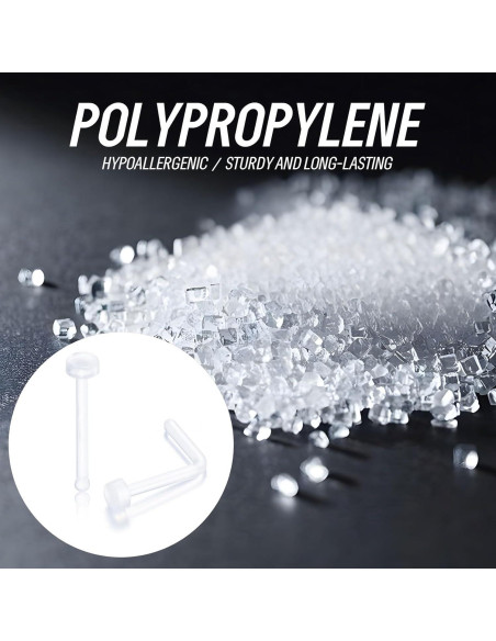 Kit de Piercing Transparente Hipoalergénico Soziprix 76pcs Kit de Piercing Transparente Hipoalergénico Soziprix 76pcs