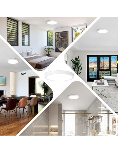 Luz de Techo LED Empotrada Brightever 15W 1200Lm 7" Blanco 5000K