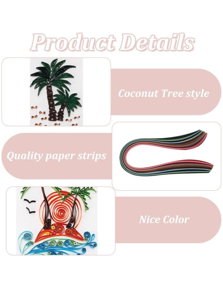 Kit de Quilling de Papel WEBEEDY 20 Juegos Multicolor Kit de Quilling de Papel WEBEEDY 20 Juegos Multicolor