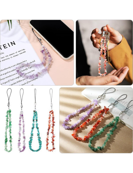 Kit de Joyería BBita 1180 Piezas con Cuentas de Piedra y Charms Kit de Joyería BBita 1180 Piezas con Cuentas de Piedra y Charms