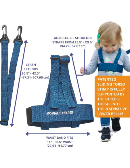 Arnés de Seguridad para Niños Mommy's Helper - Ajustable 35.6-64.8 cm Arnés de Seguridad para Niños Mommy's Helper - Ajustable 35.6-64.8 cm