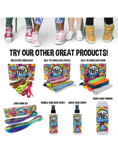 Spray Desodorante para Pies y Zapatos Silly Feet Aroma Chicle