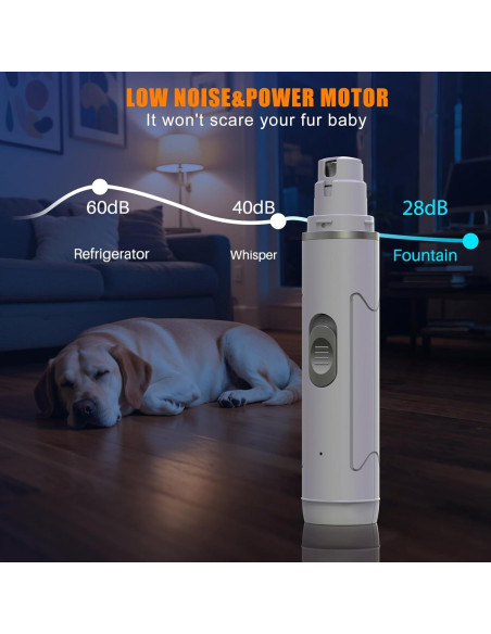 Cortador de Uñas Eléctrico Profesional Chwwen - Silencioso, Recargable, 2 Velocidades, Para Perros y Gatos Cortador de Uñas Eléctrico Profesional Chwwen - Silencioso, Recargable, 2 Velocidades, Para Perros y Gatos