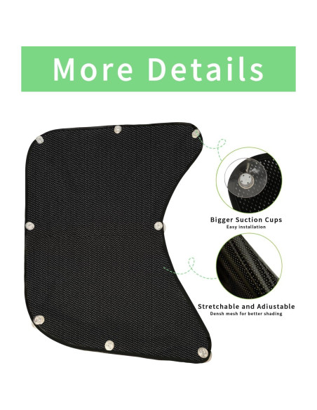 Protector Solar Ventana Lateral Camión Semi Meakeize SS-05 Protector Solar Ventana Lateral Camión Semi Meakeize SS-05