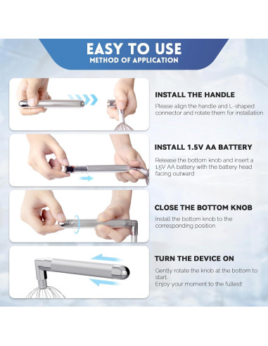 Masajeador de Cabeza Winyoung HTW-SMC-2 Plata Ergonómico