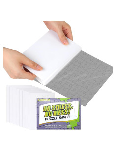 Hojas Adhesivas para Puzzles KIAFUM 8pcs 26.4x17.8cm