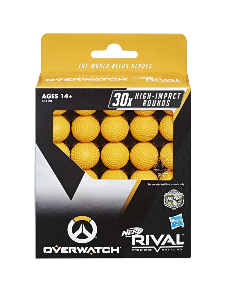 Paquete de 30 Rondas Nerf Rival Overwatch - Recarga Compatible Paquete de 30 Rondas Nerf Rival Overwatch - Recarga Compatible