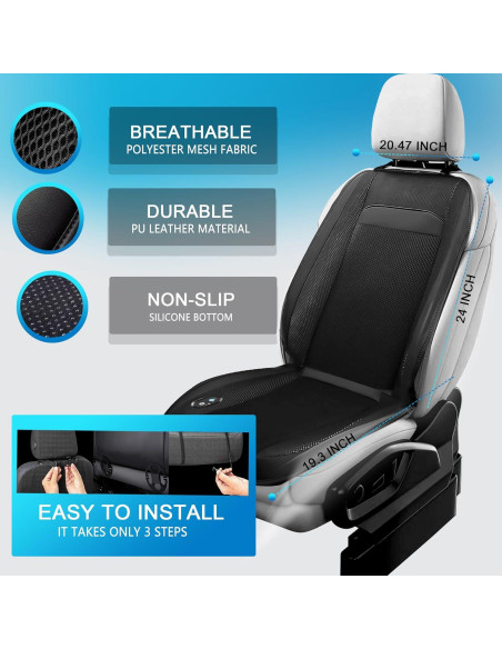 Cubierta de Asiento de Coche Fochutech 2-en-1 con Masaje y Enfriamiento Cubierta de Asiento de Coche Fochutech 2-en-1 con Masaje y Enfriamiento